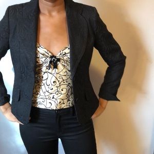 Black Detailed Blazer